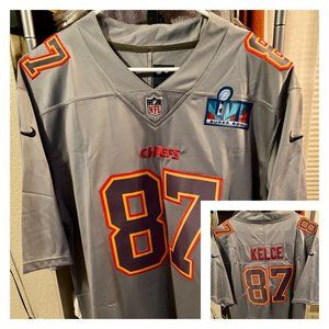 Travis Kelce Kansas City Chiefs Super Bowl 57 Jersey Nike Vapor Limited NWT